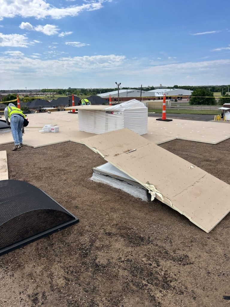 TPO overlay over built-up, Amarillo project photo 3