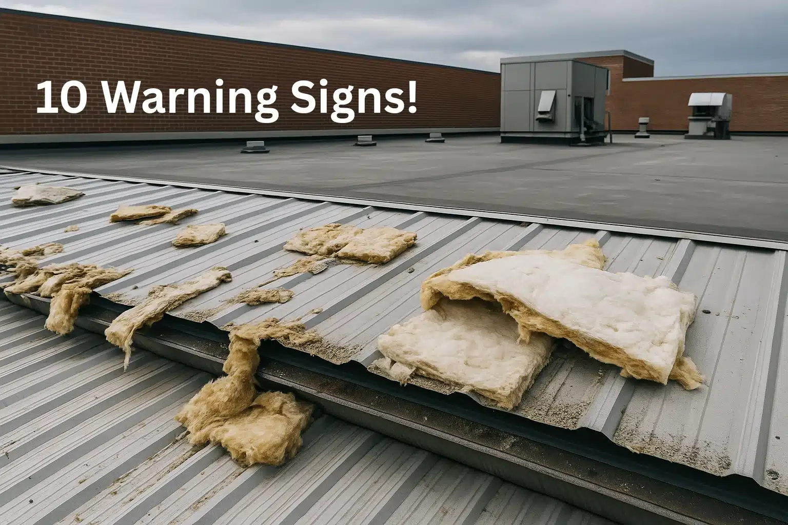 10 roof warning signs