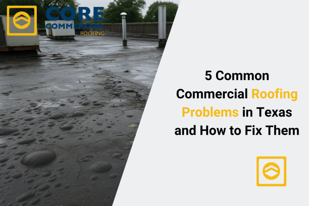 5 Common Commercial Roofing Problems in Texas and How to Fix Them
