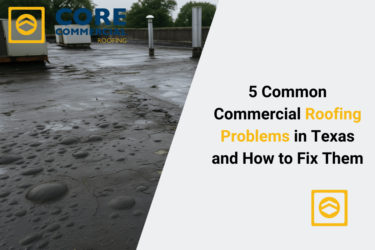 5 Common Commercial Roofing Problems in Texas and How to Fix Them
