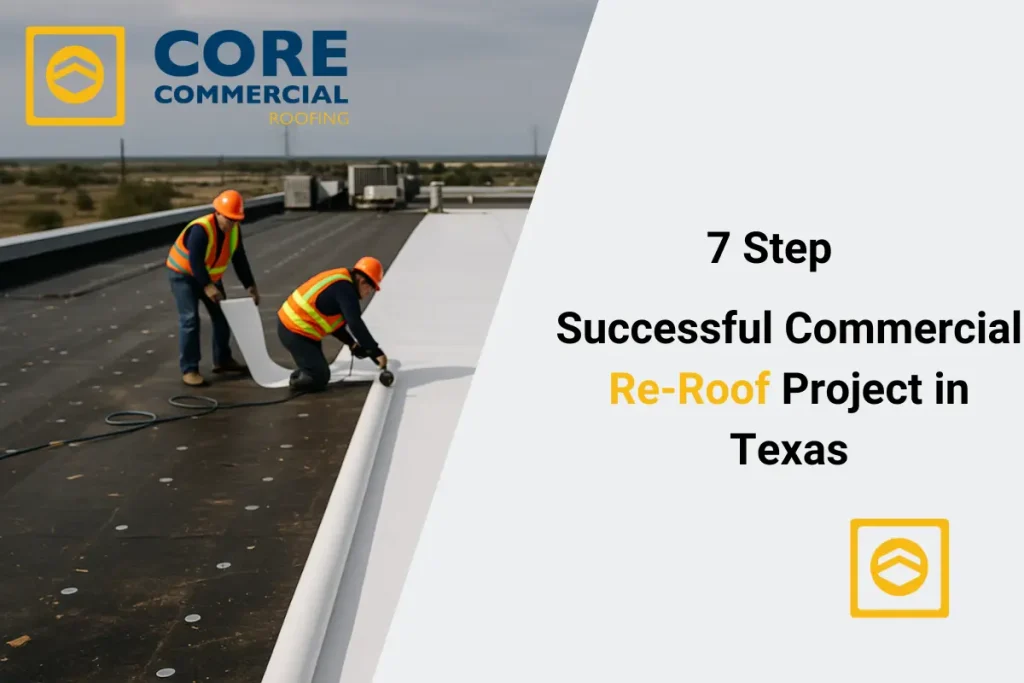 7 Steps to a Successful Commercial Re‑Roof Project in Texas