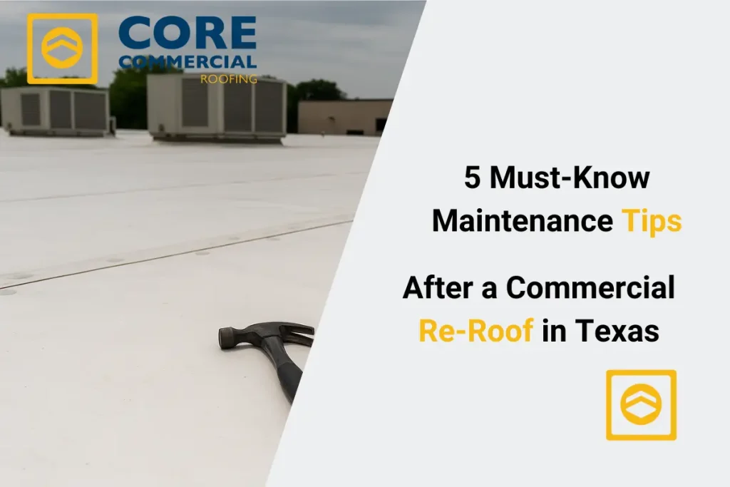 5 Must‑Know Maintenance Tips After a Commercial Re‑Roof in Texas