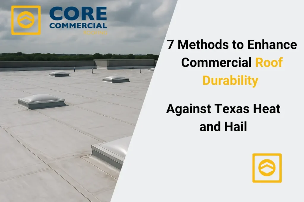 7 Methods to Enhance Commercial Roof Durability Against Texas Heat and Hail