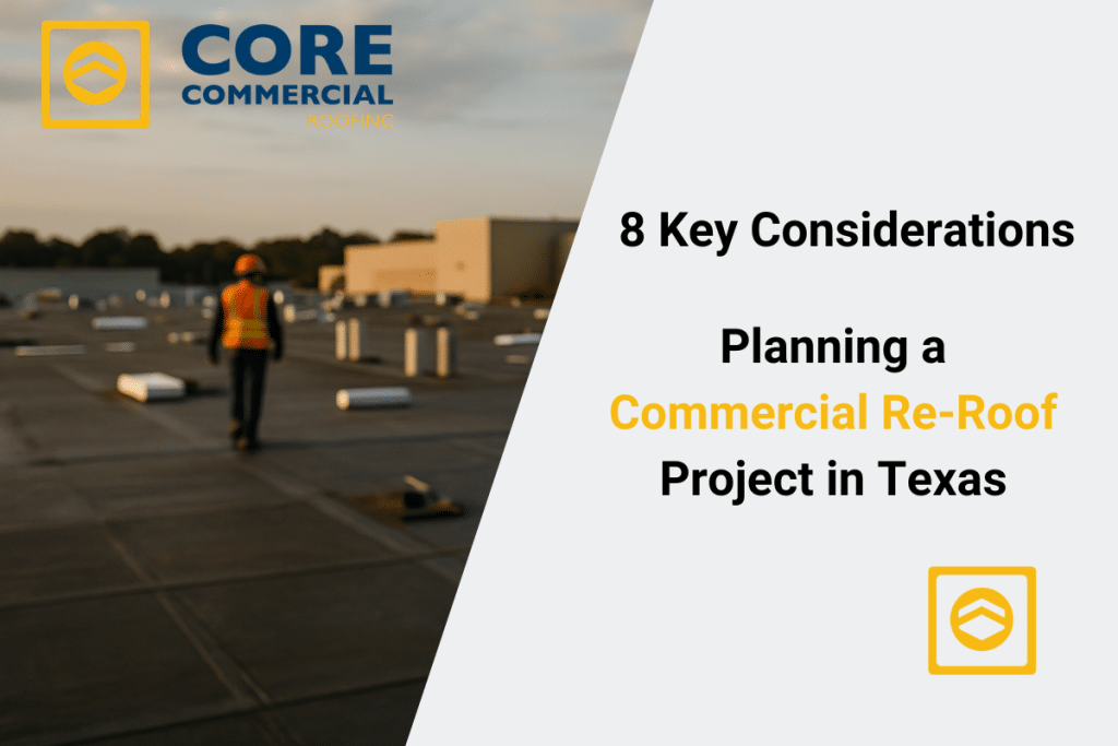 8 Key Considerations for Planning a Commercial Re‑Roof Project in Texas