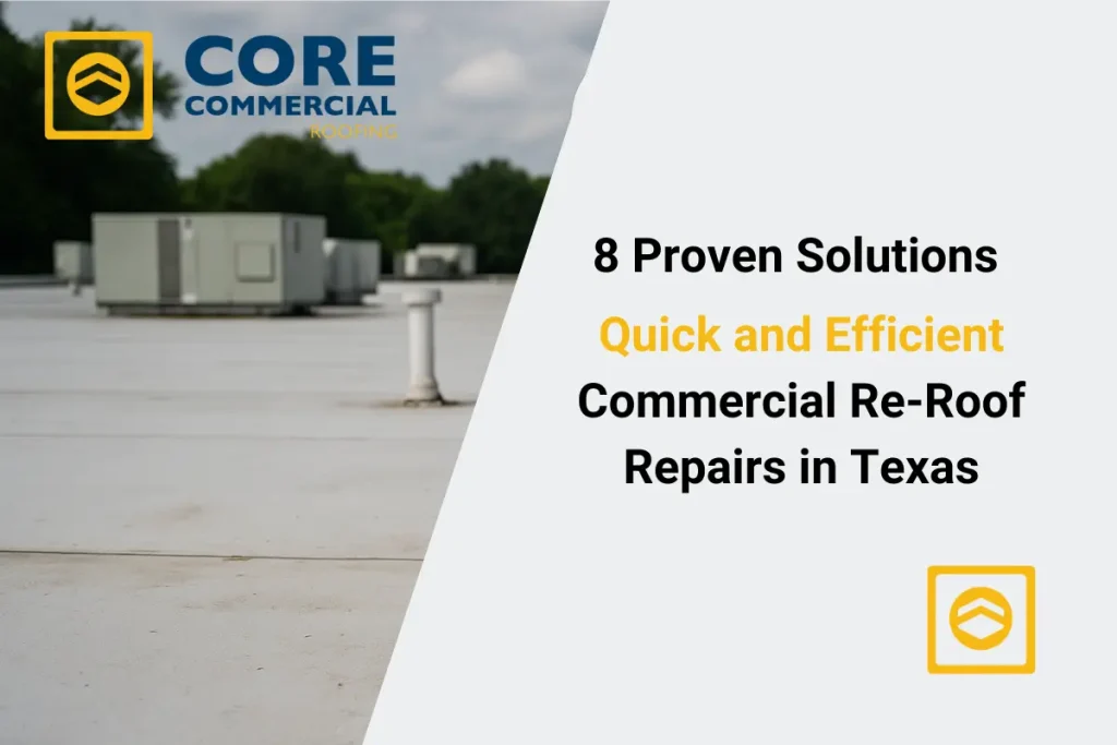 8 Proven Solutions for Quick and Efficient Commercial Re‑Roof Repairs in Texas