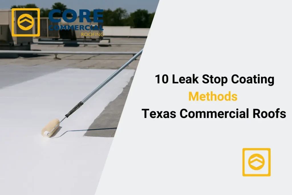 10 Leak‑Stop Coating Methods for Texas Commercial Roofs