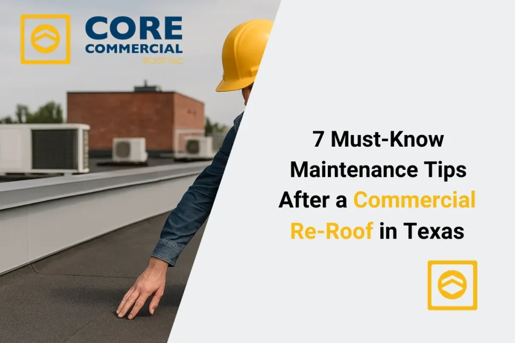 7 Must‑Know Maintenance Tips After a Commercial Re‑Roof in Texas
