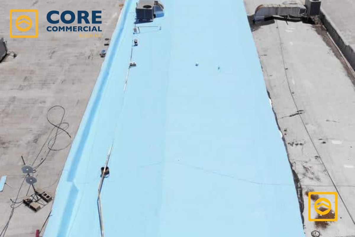 Hail-Damaged SPF Roof Restored with Advanced Acrylic Coating System