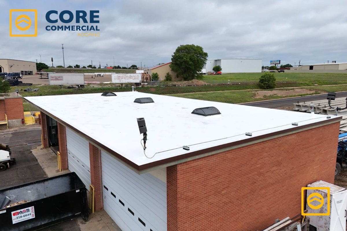 Commercial Roof Lowers Energy Bills system